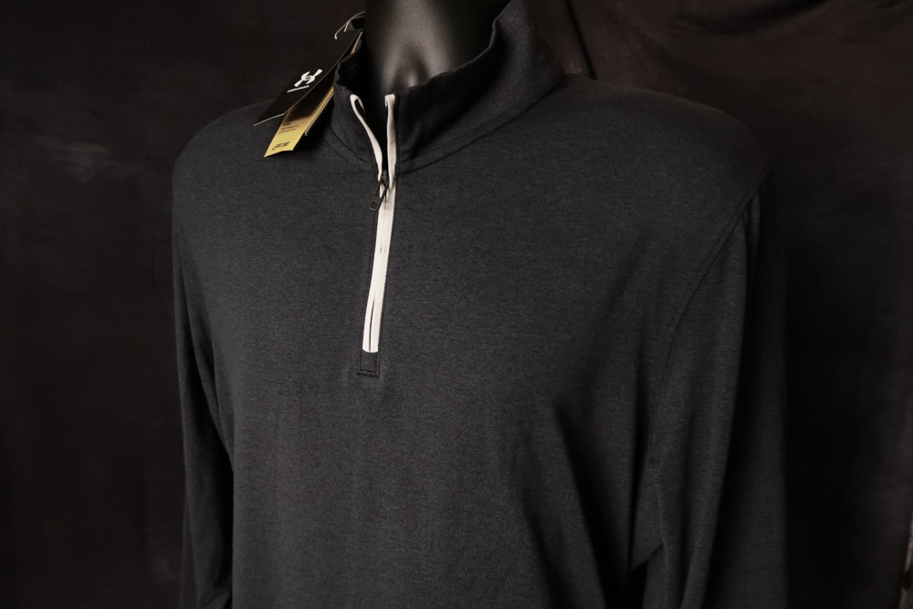 Under Armour Golf Gray Heather Qtr Zip (L) NEW!! ⛳️