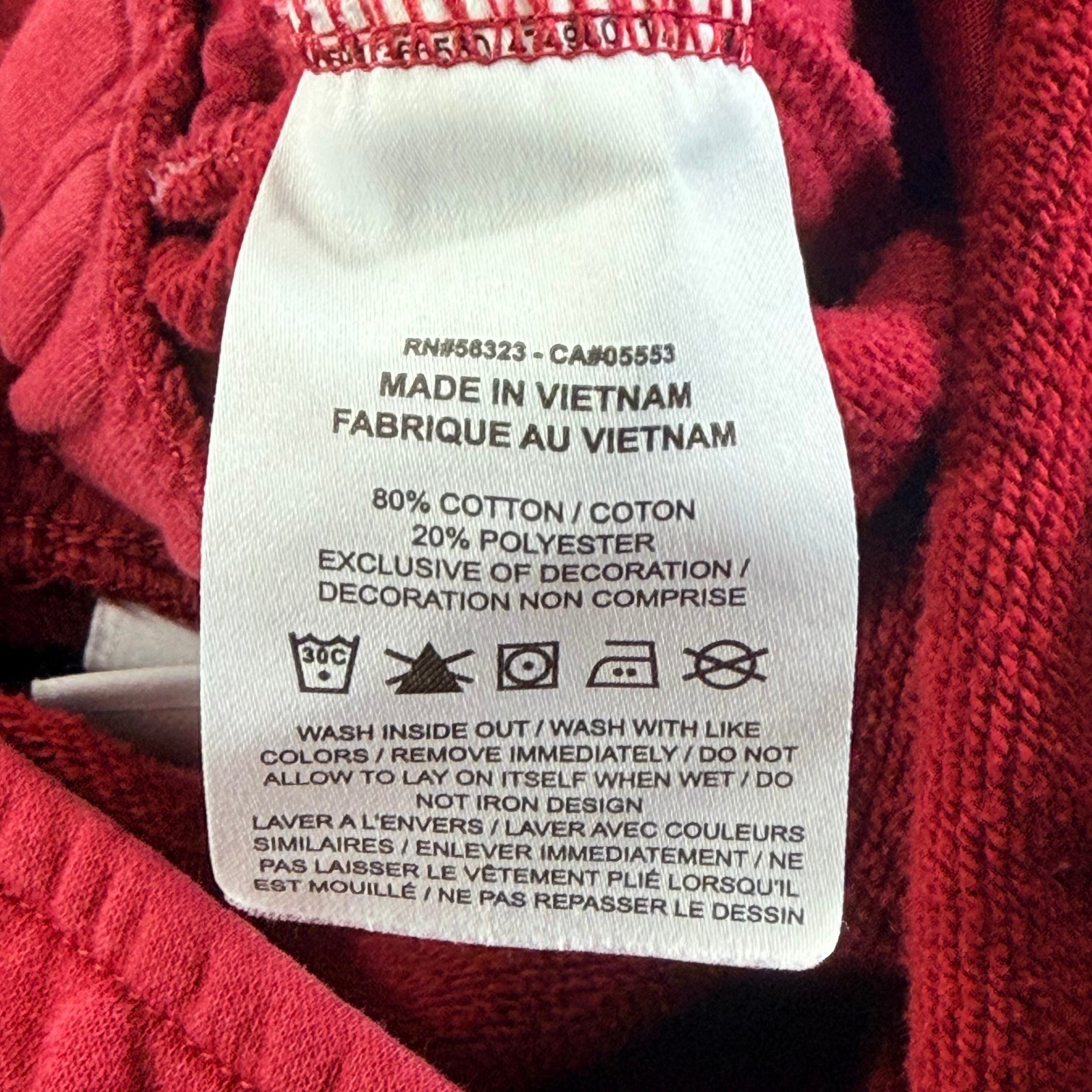 Nike Cargo Jogger Sweatpants Womens 3X Red Fleece Snap Pocket Athleisure Comfort