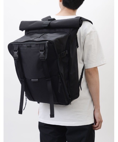 Master-Piece Masterpiece MSPC squared Backpack Black 224100 Made in Japan