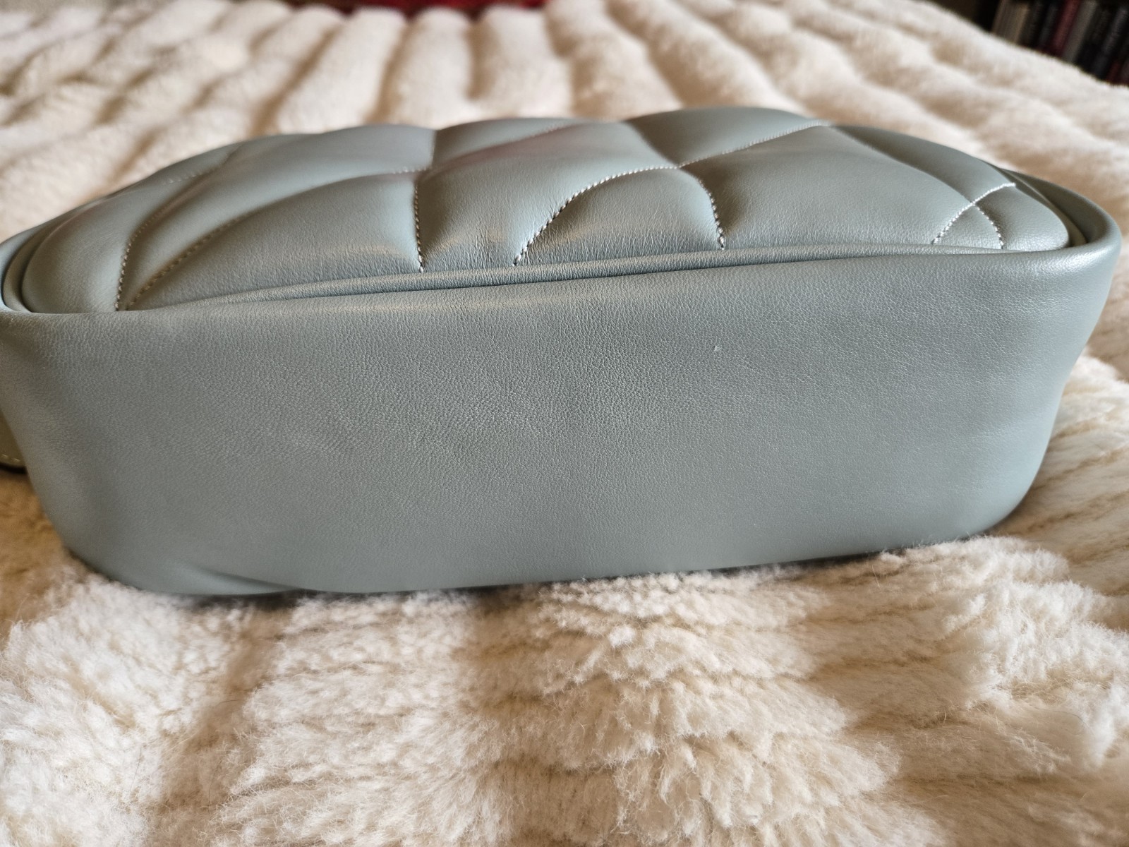 COACH Quilted Madison, Full Size. Aqua, GUC