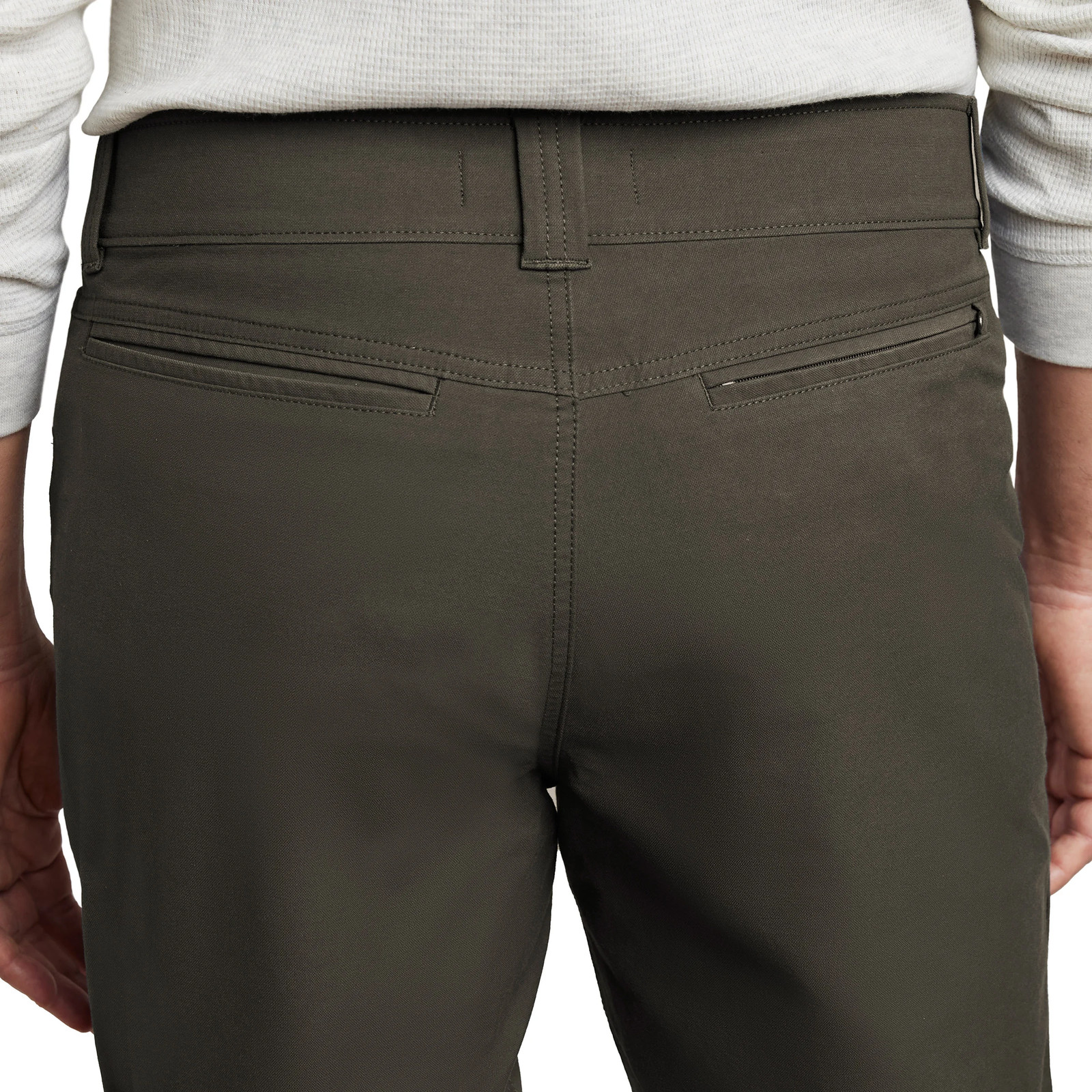 Kirkland Signature Men’s Stretch Tech Pant Straight Fit 4-Way Stretch Flat Front
