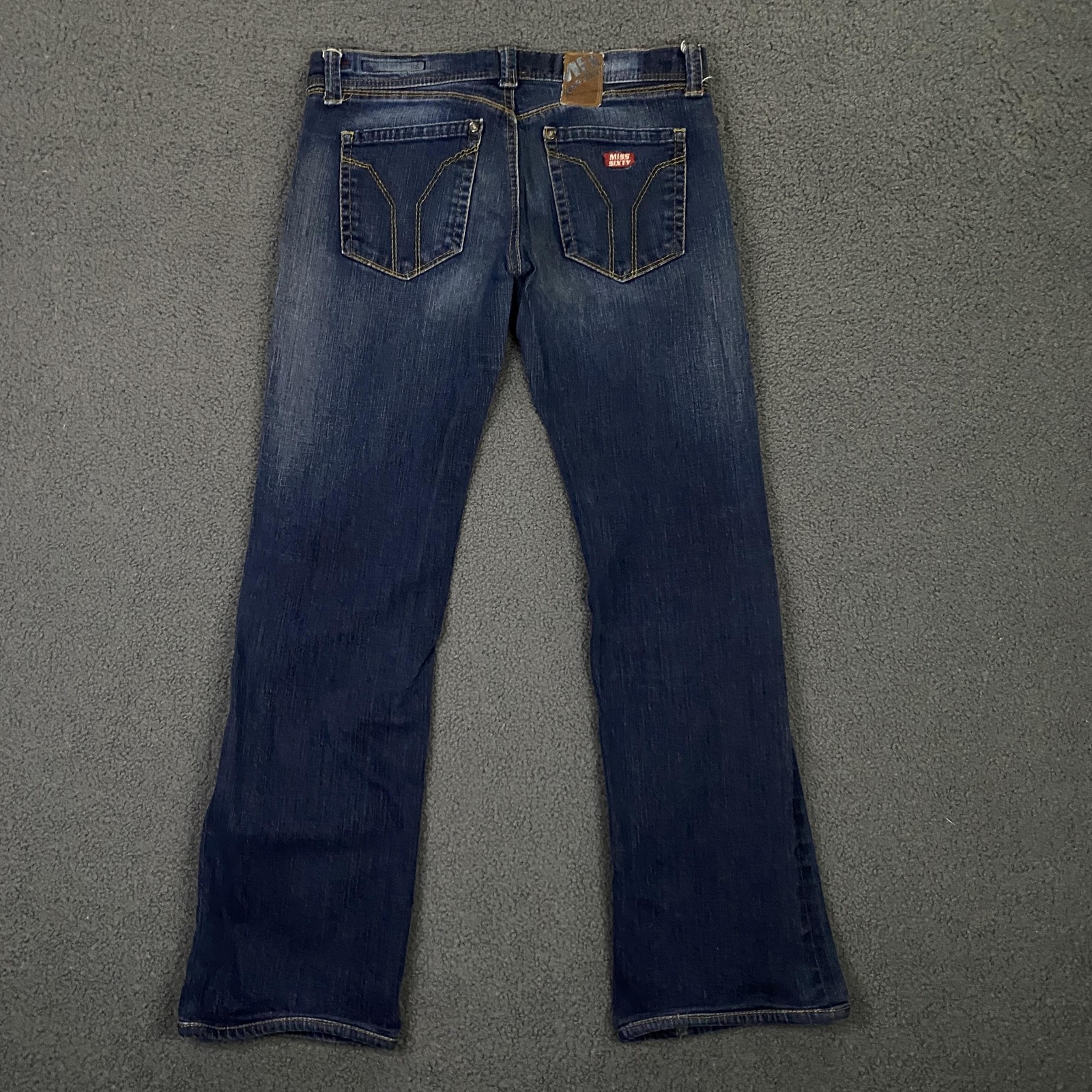 Miss Sixty Jeans Womens 30 Blue Low Rise Bootcut Zuma Denim Stretch Vintage Y2K