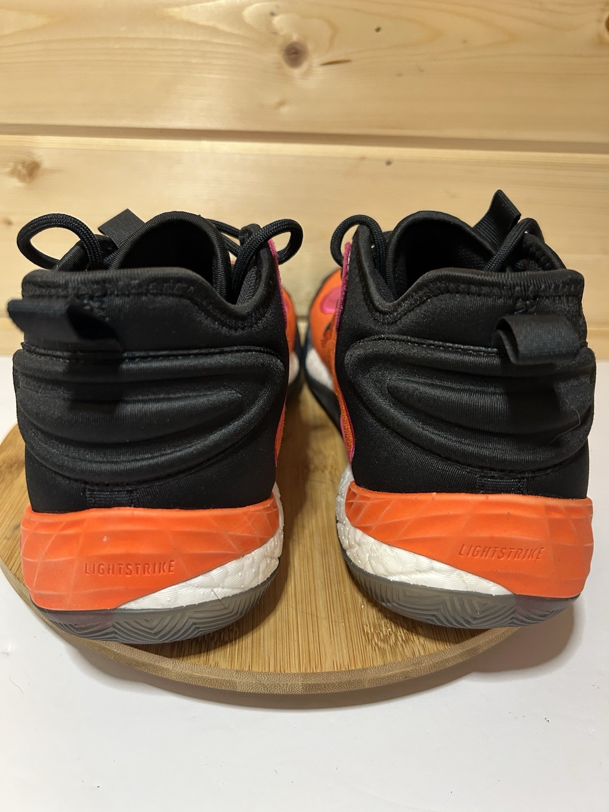 adidas BYW SELECT SHOES Core Black/Impact Orange/Team Real Magenta Men’s Sz 12.5