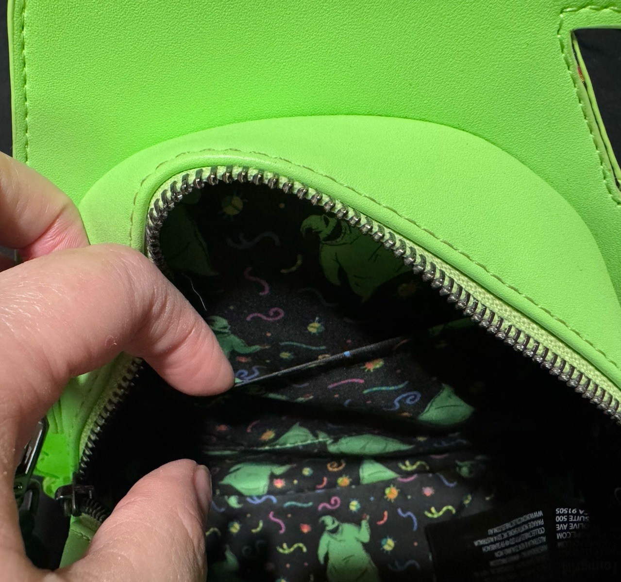 Loungefly Oogie Boogie GITD Crossbody Purse