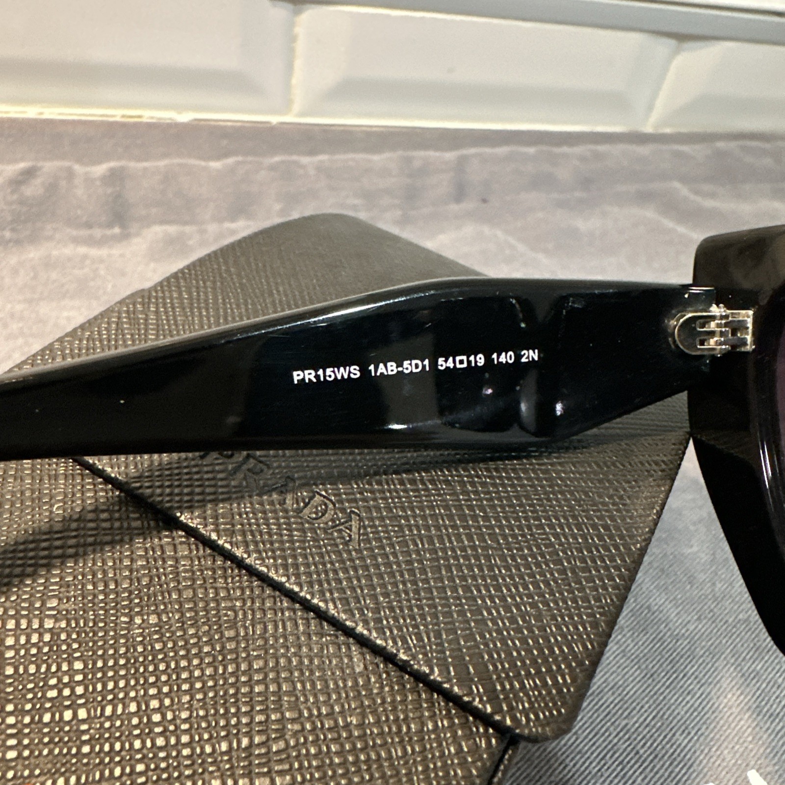 Prada Sunglasses PR15WS BLACK POLARIZED