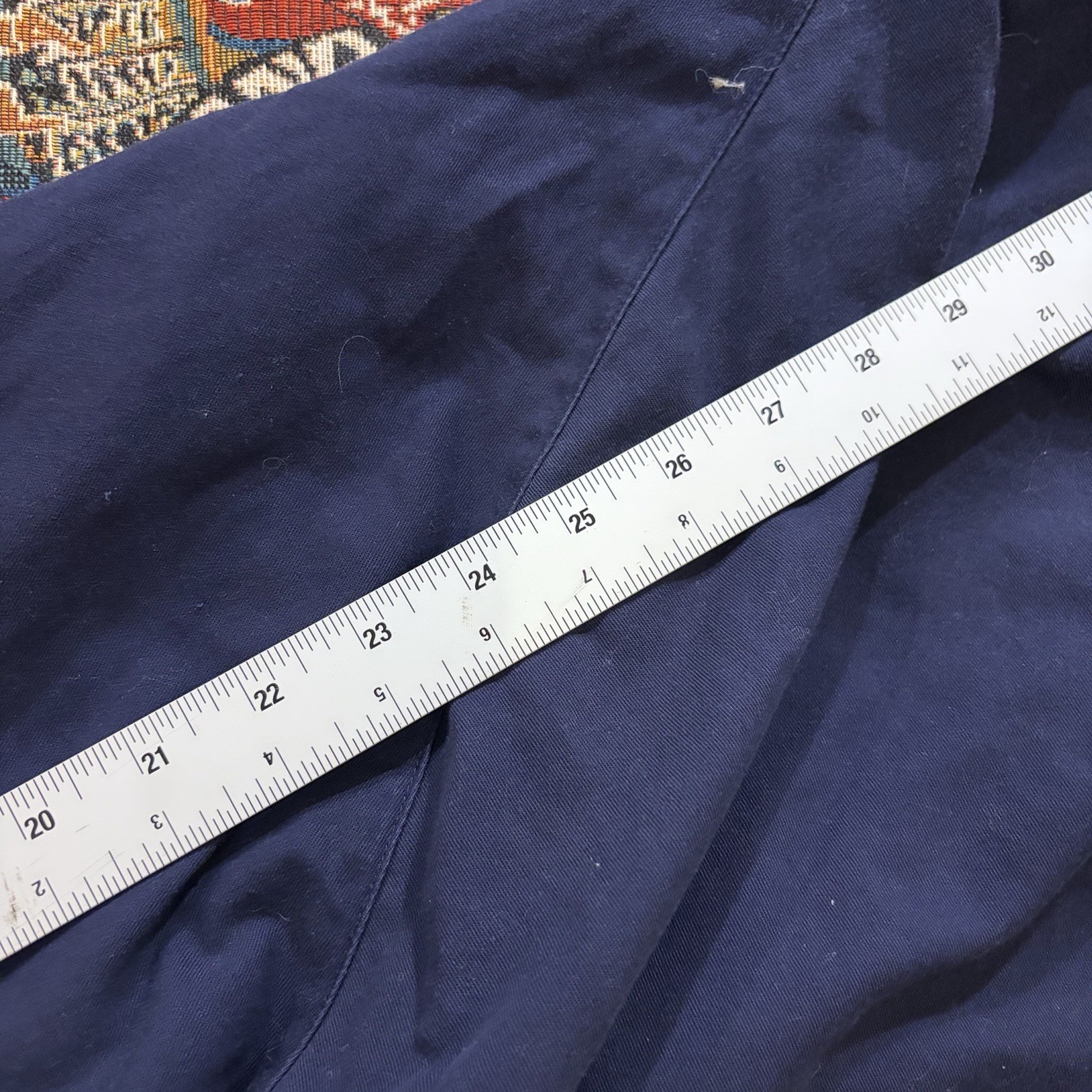 Vintage 90s GAP Half Zip Hooded Anorak Jacket Navy Blue Pullover Cotton Size S