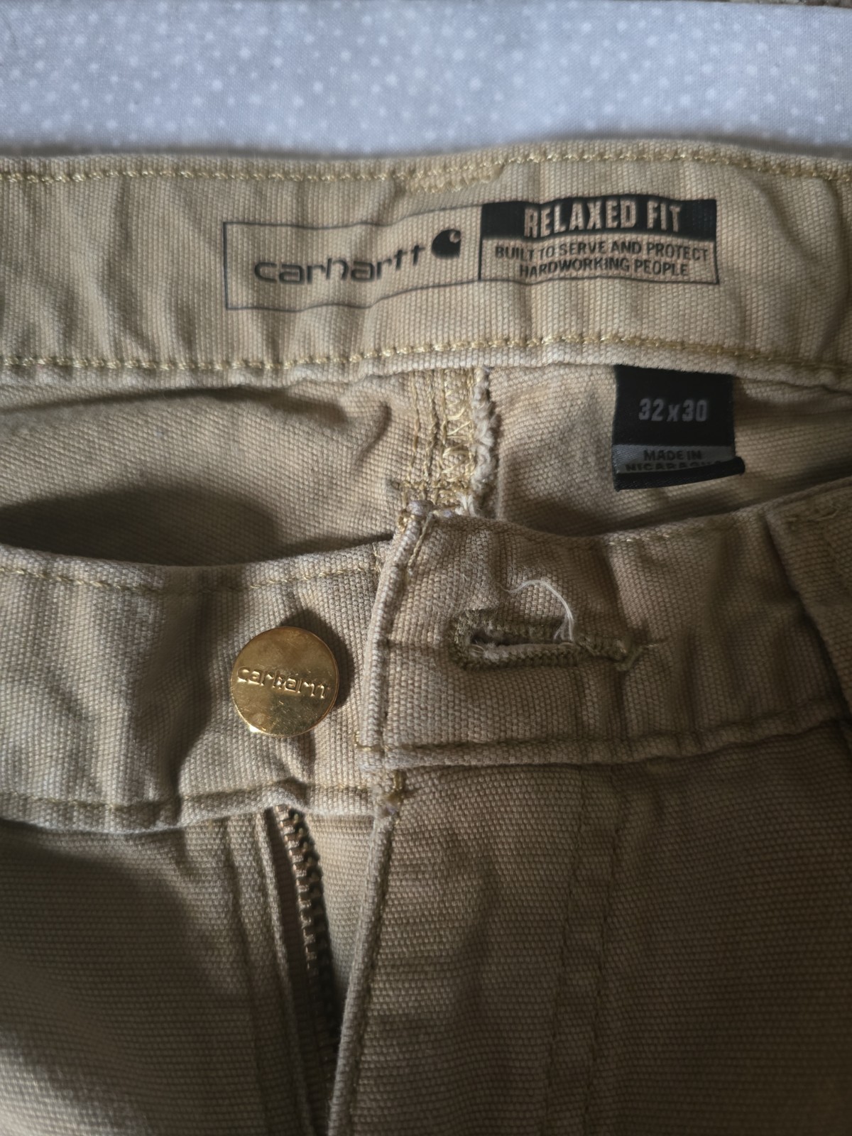 CARHARTT Rugged Flex Relaxed Fit Canvas Pants Men’s 32×30 Great Condition