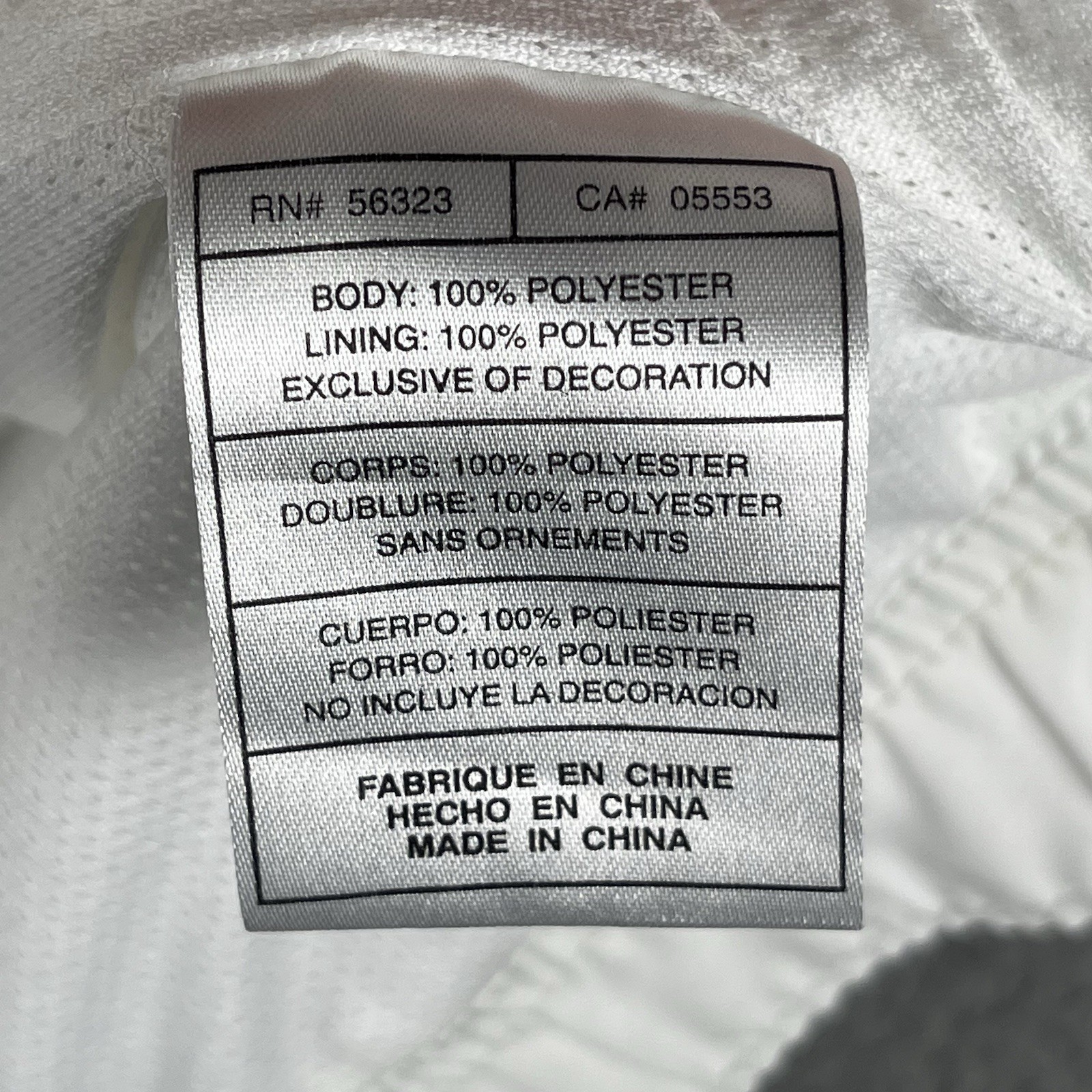 VTG Nike Jacket Mens 3XL White Track Windbreaker Full Zip Y2K Lined Lightweight