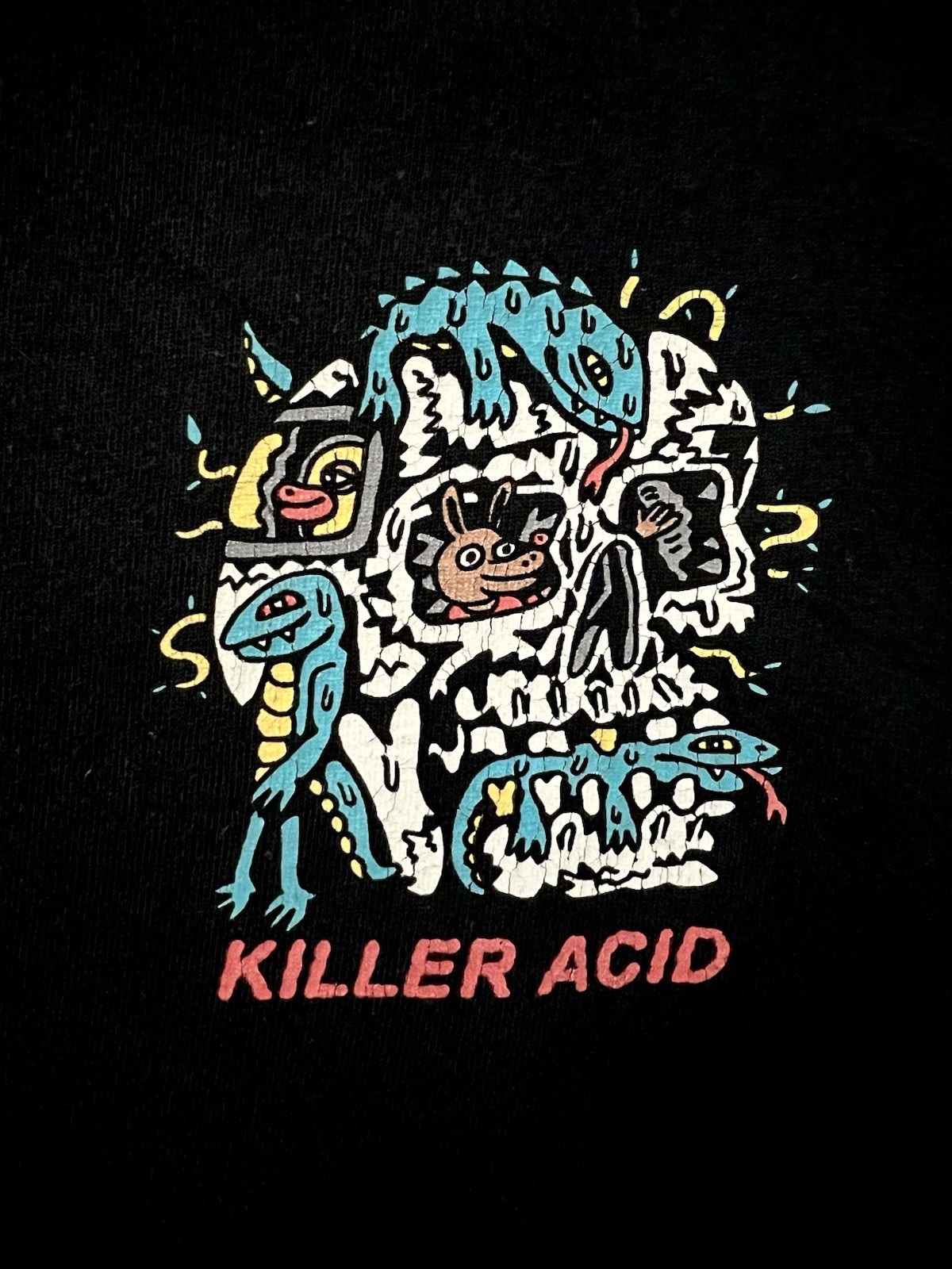 Killer Acid Mens Graphic Shirt The World Goes On After We’re Gone SM 18” X 25”