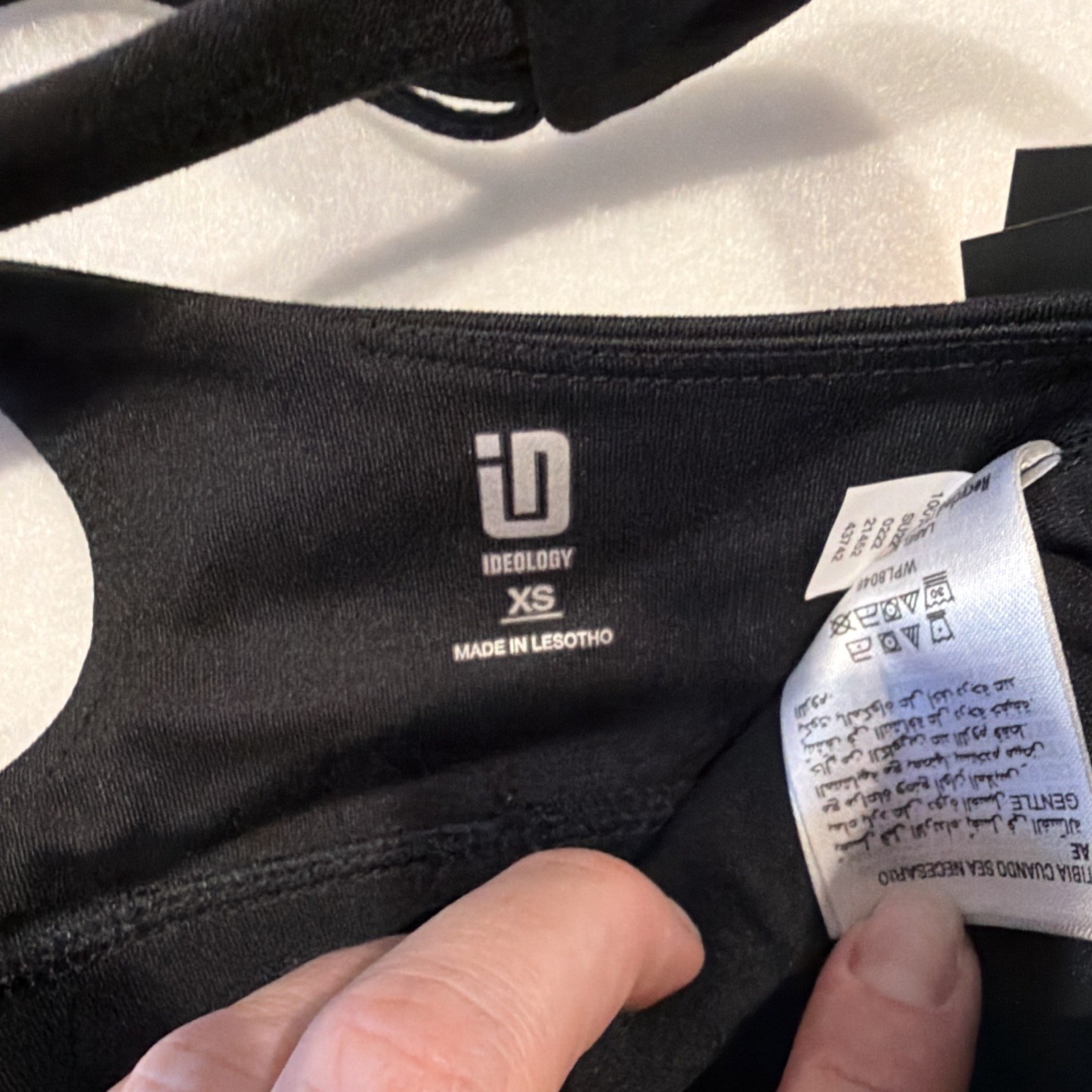 Ideology Performance Low Support Crossback Wireless Pullover Sports Bra XS