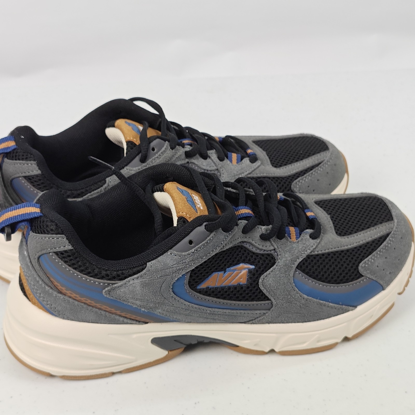 Avia Men’S 5000 Athletic Performance Running Shoes Size 12 Black Brown
