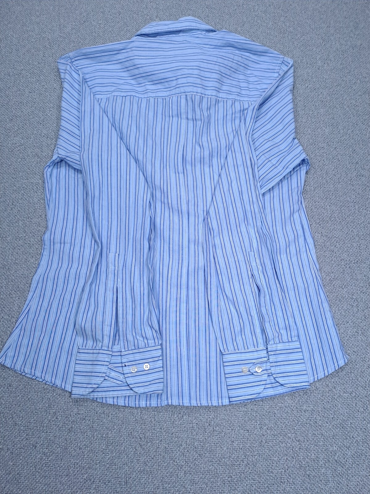 Giorgio Boldetti men’s tailoring shirt size XL blue striped high Italian tailoring