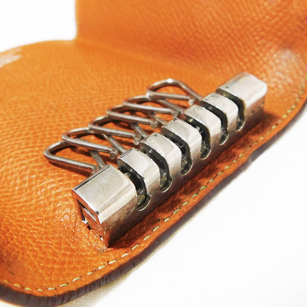 HERMES Leather 6 Key Case 2007 model