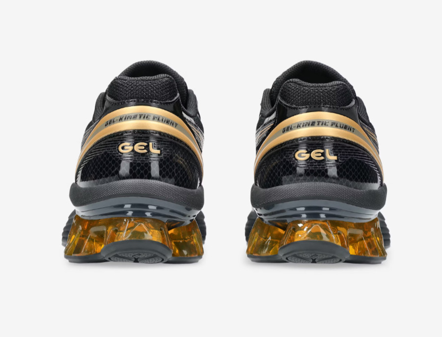 ASICS® GEL-Kinetic Fluent Black Gold 1203A591-001 Men’s Size 7.5-13 Running
