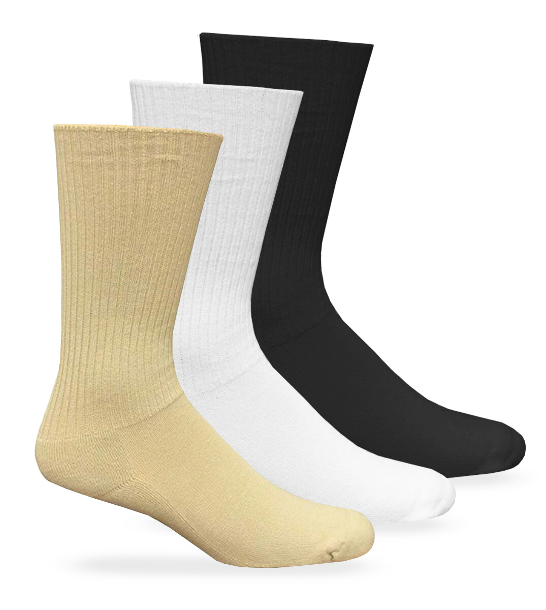 Carolina Ultimate Mens Non-Binding Diabetic Health Crew Circulatory Ankle Socks