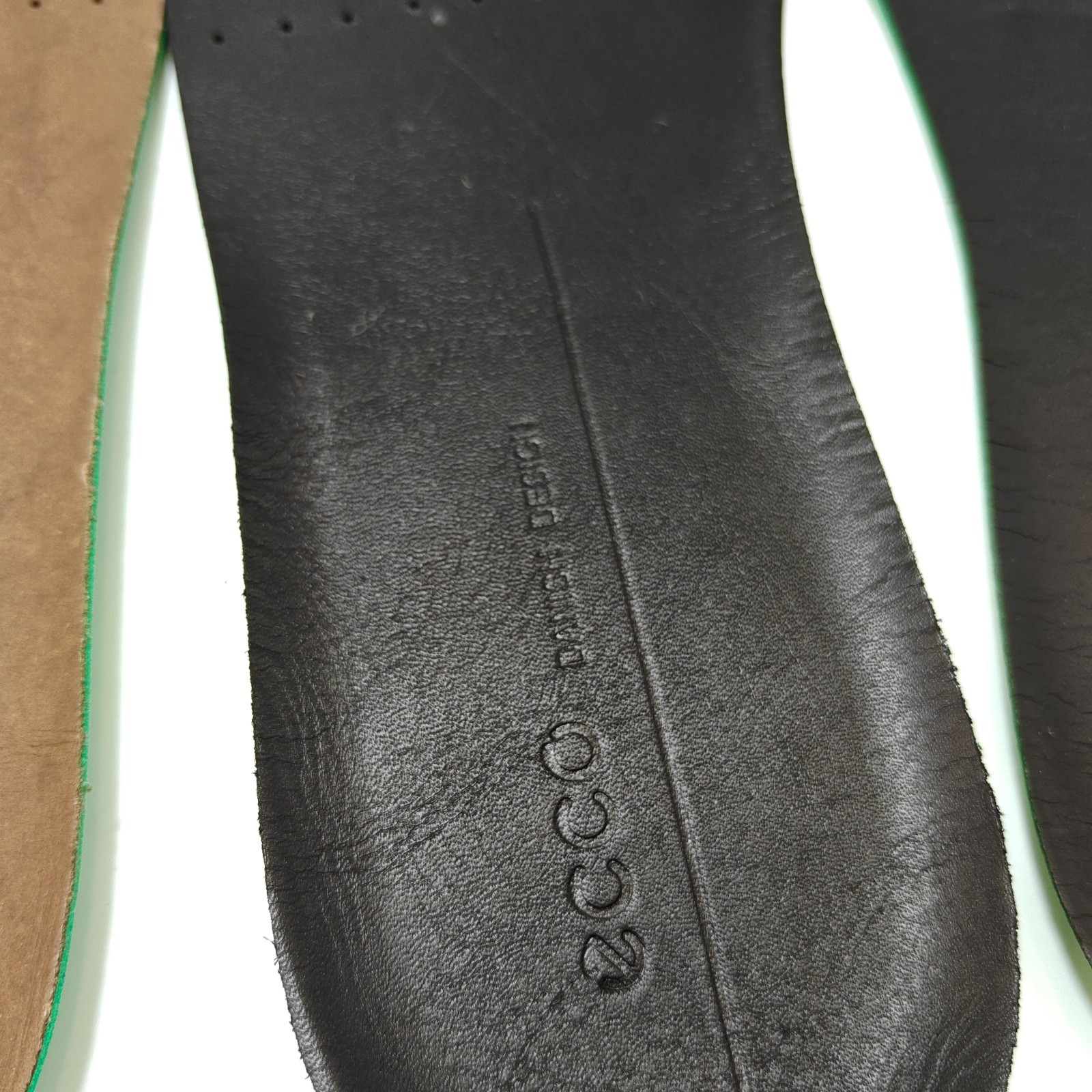 New ECCO Men’s Comfort Men’s Real Leather Insoles Us 7-16
