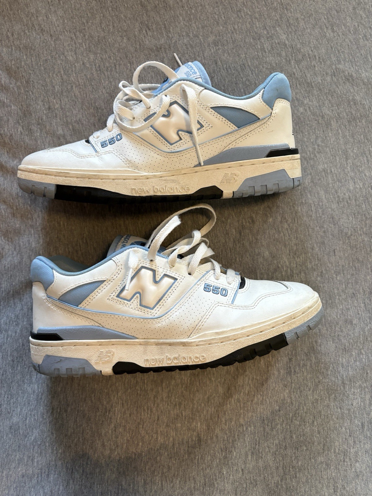 New Balance 550 Men’s Size 10 White/Light blue