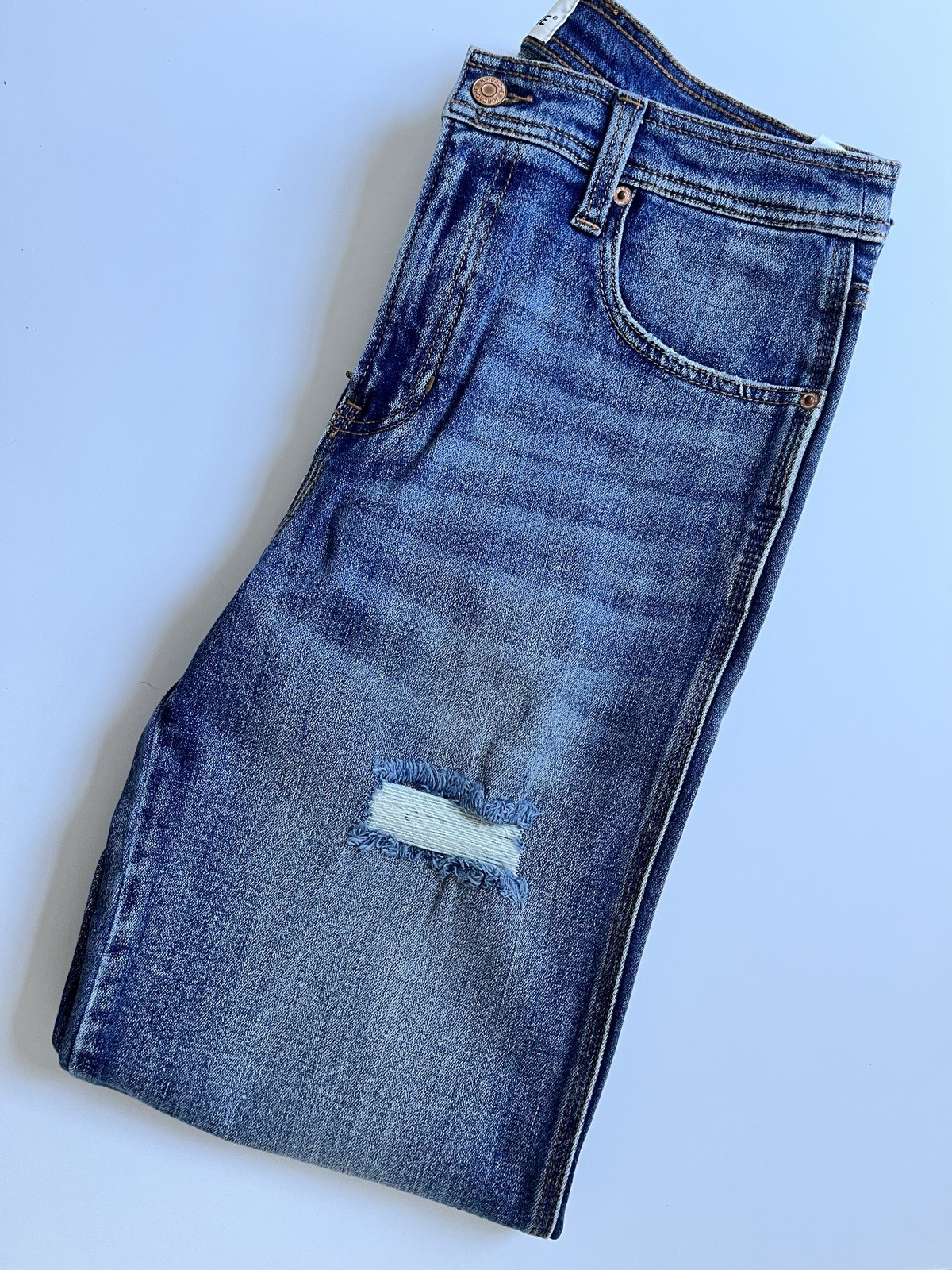 Jordache Heritage Straight Destroyed