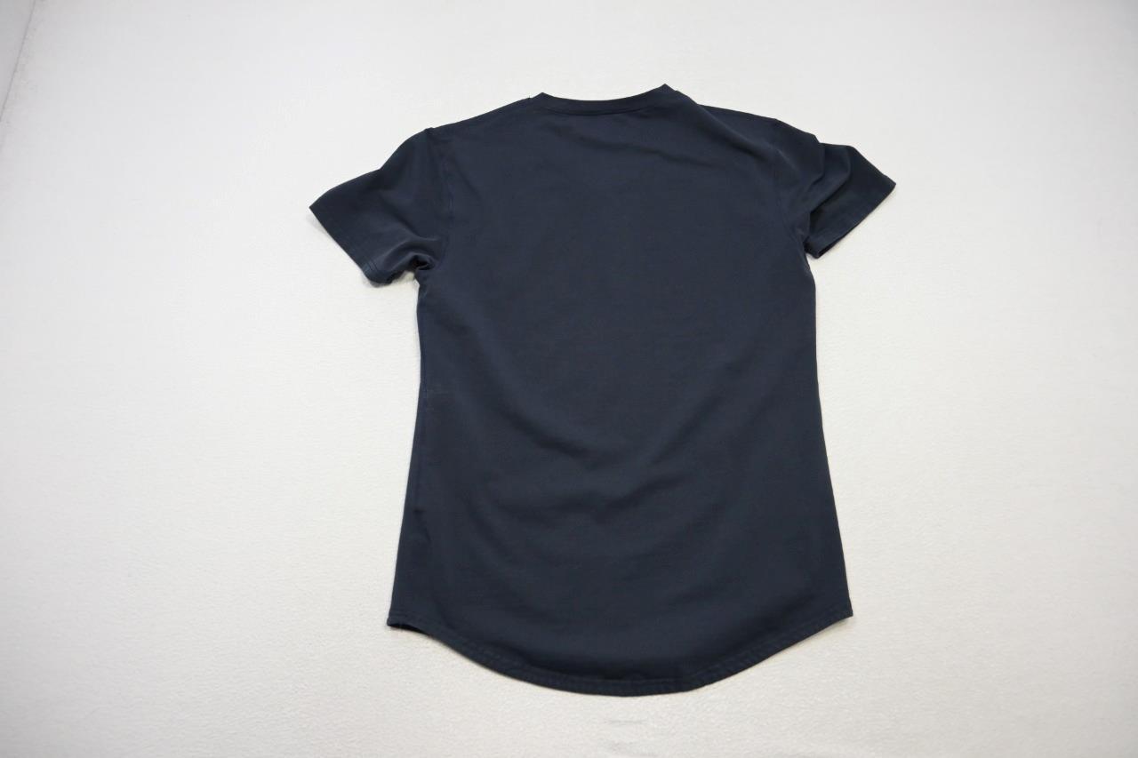 Bylt Drop Cut Lux Gym Shirt Short Sleeve Atheltic Tee Black Mens Size Medium