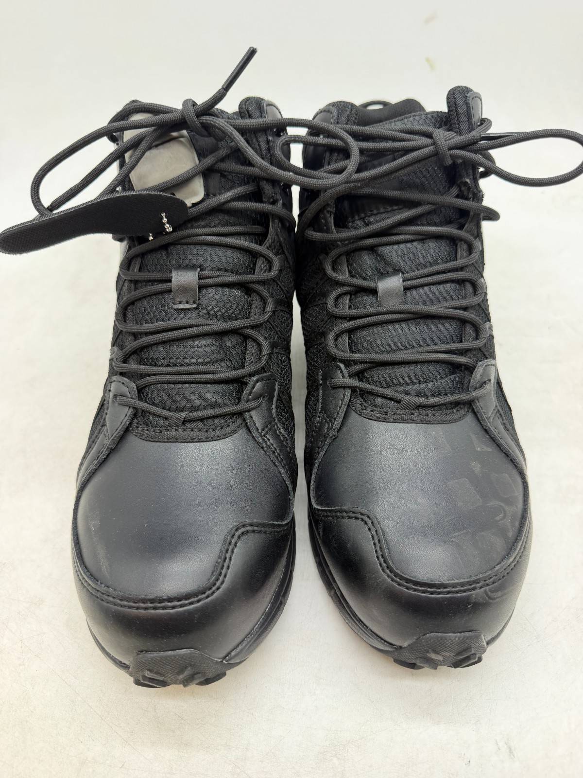 Reebok Trailgrip Work Alloy Toe Met Guard Boots Men’s Black Leather Ankle – 10.5