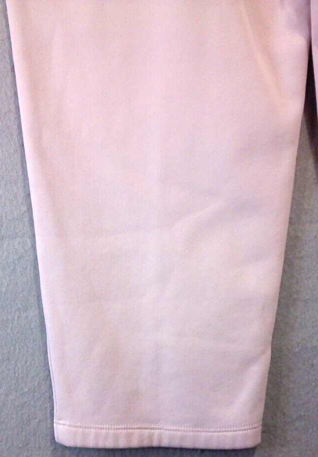Xersion Quick-Dry Activewear Jogger Pant Pink Sz L Stretch Waist Pockets Comfort