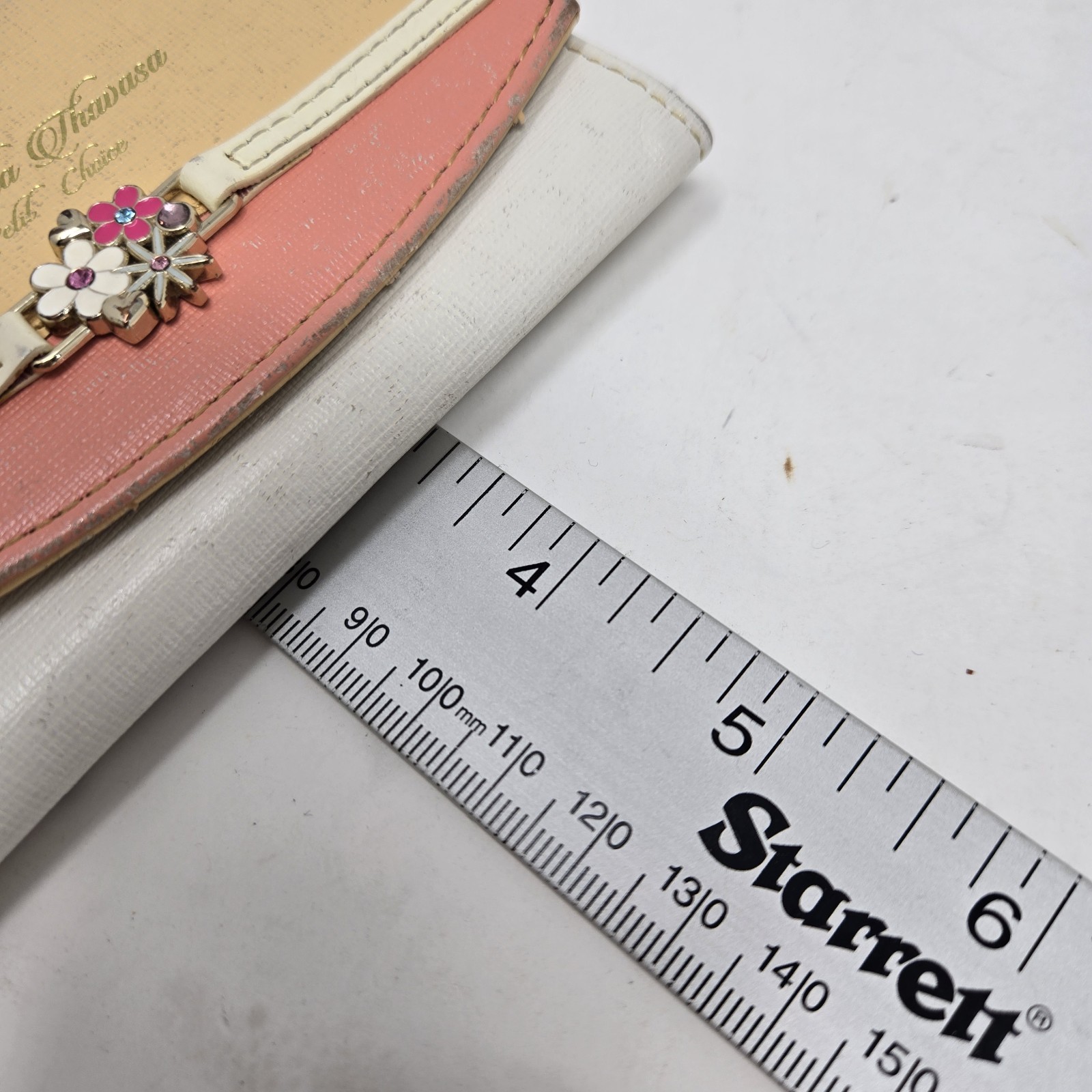 Samantha Thavasa Petit Choice Pink Ribbon Wallet Flower Charm