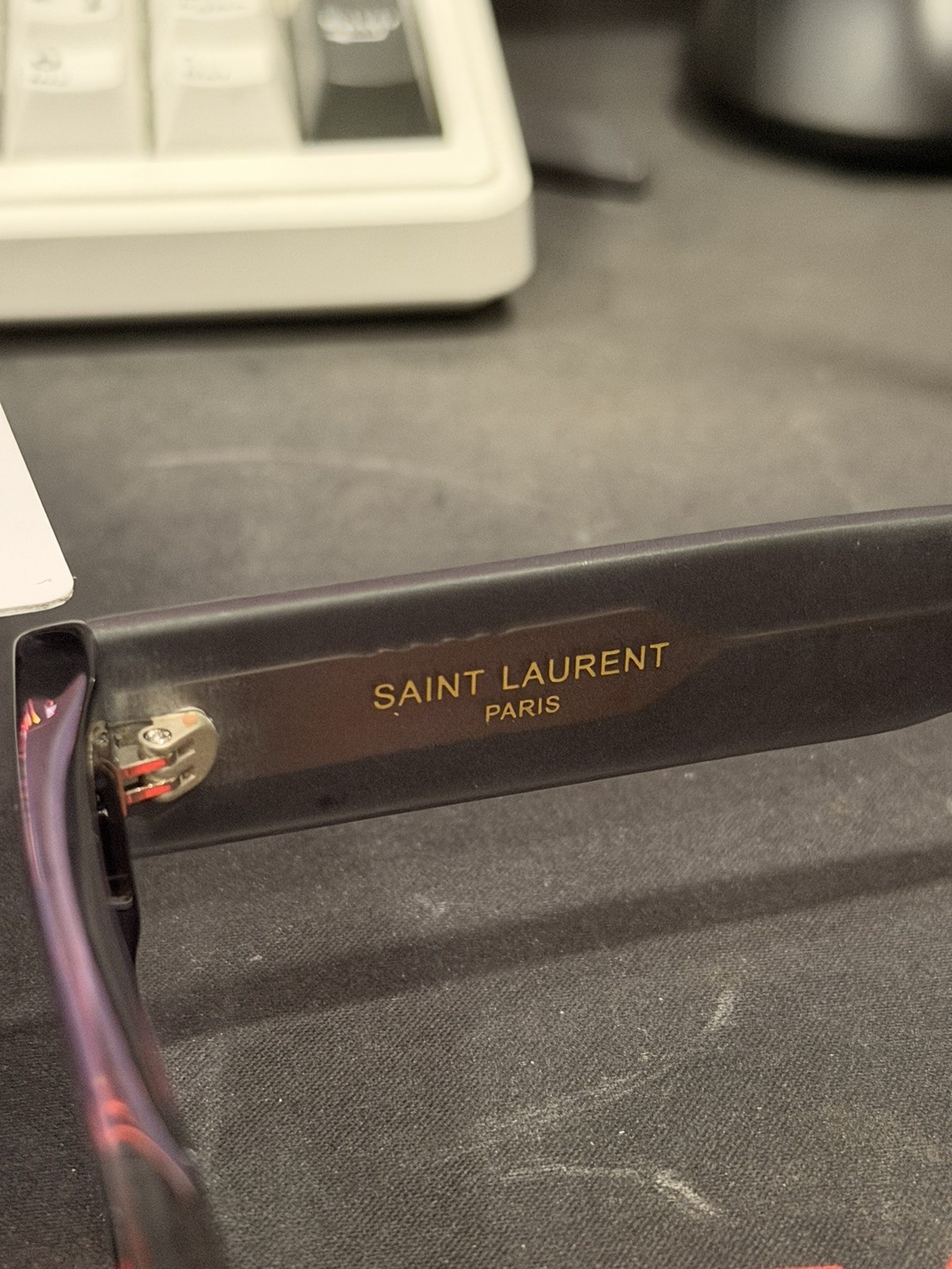 Saint Laurent SL 660 Black/Grey (001) Sunglasses