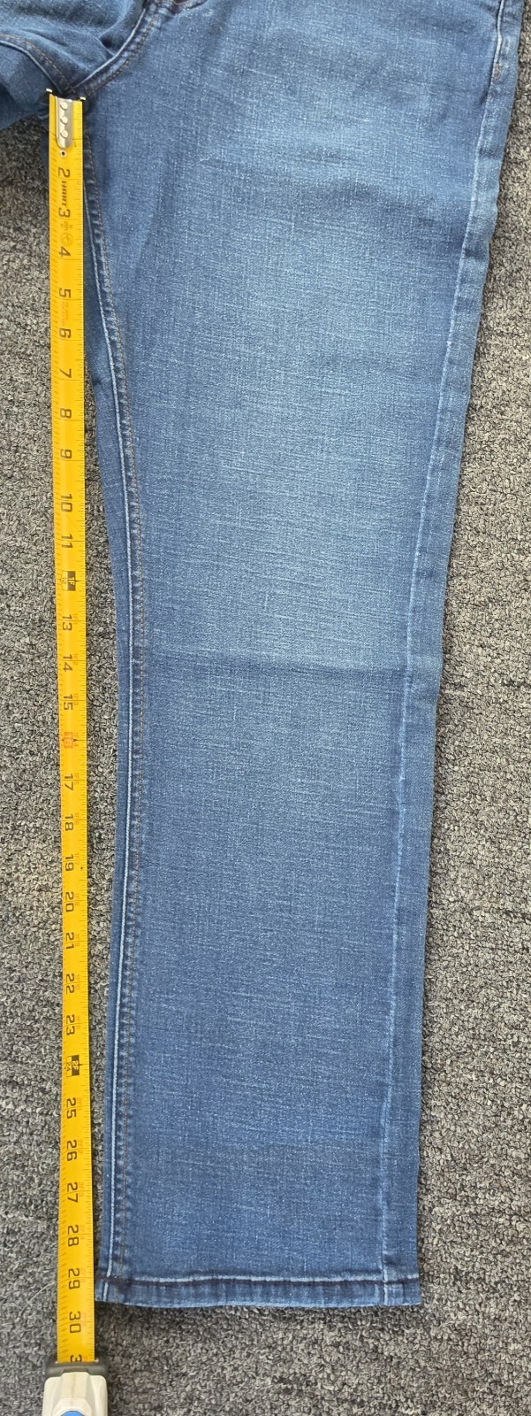 Urban Star Men’s Relaxed Fit Jeans Blue Stretch Straight Leg 32×30 New NWT