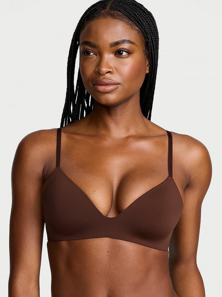 Victoria’s Secret Smooth Lightly Lined Wireless Bra, Smooth | Ganache (NEW)