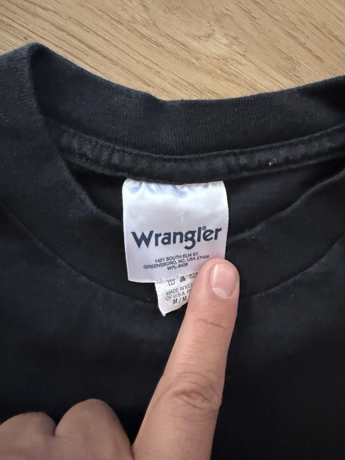 Vintage Biker Wrangler Chopper Graphic Shirt Medium 90s 00s Y2K
