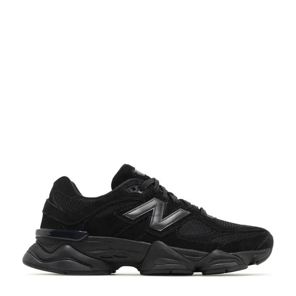 New Balance 9060 Triple Black Suede Men’s Sneakers