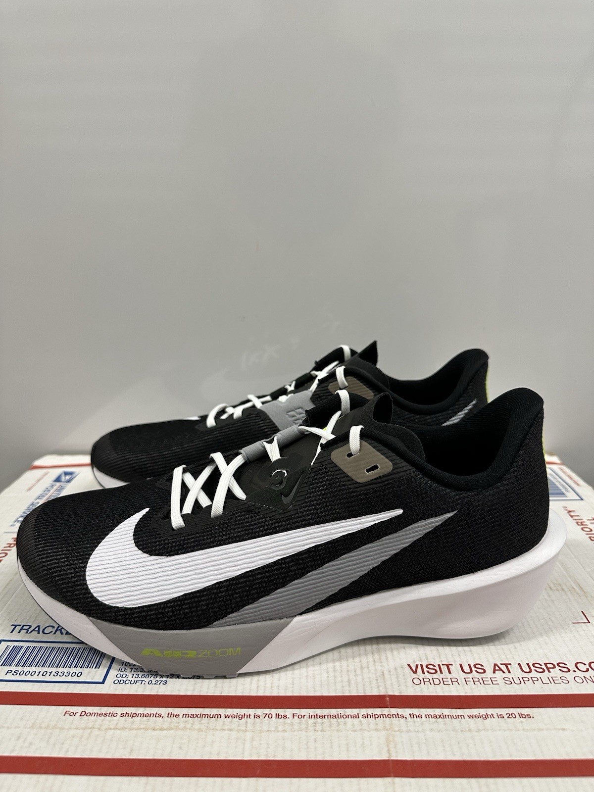 Nike Air Zoom Rival Fly 4 ‘Black White Volt’ FV6040 001 Size 11