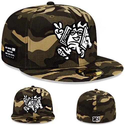 New Era Rocky Mountain Vibes Fitted Hat MILB Armed Forces Green Camouflage Cap