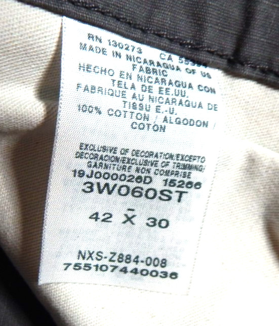 Wrangler Riggs Men’s Workwear Carpenter Olive Green Pants Size W42/L30