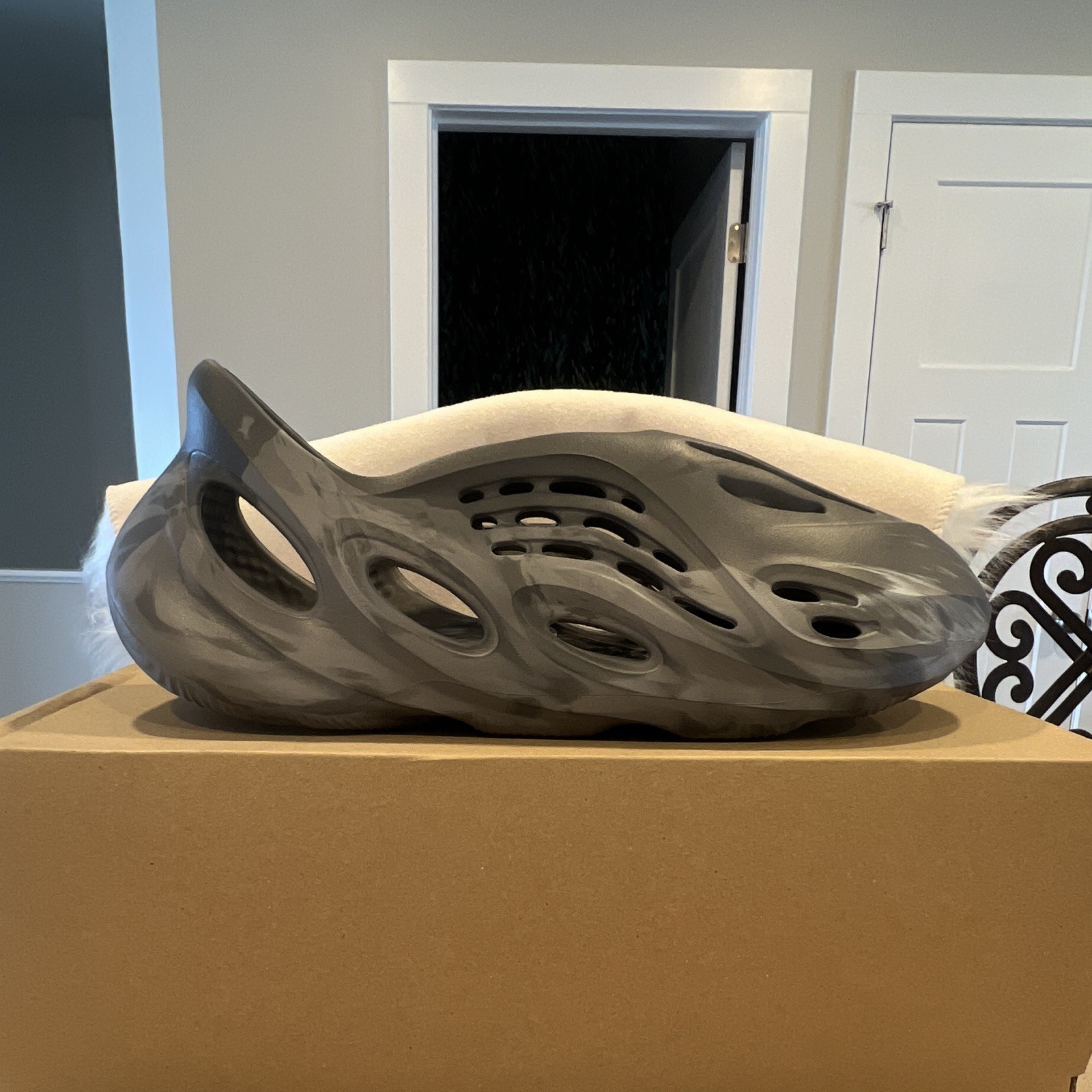 adidas Yeezy Foam Runner Gray Marbled Slip-On Men’s US 14 IE4931
