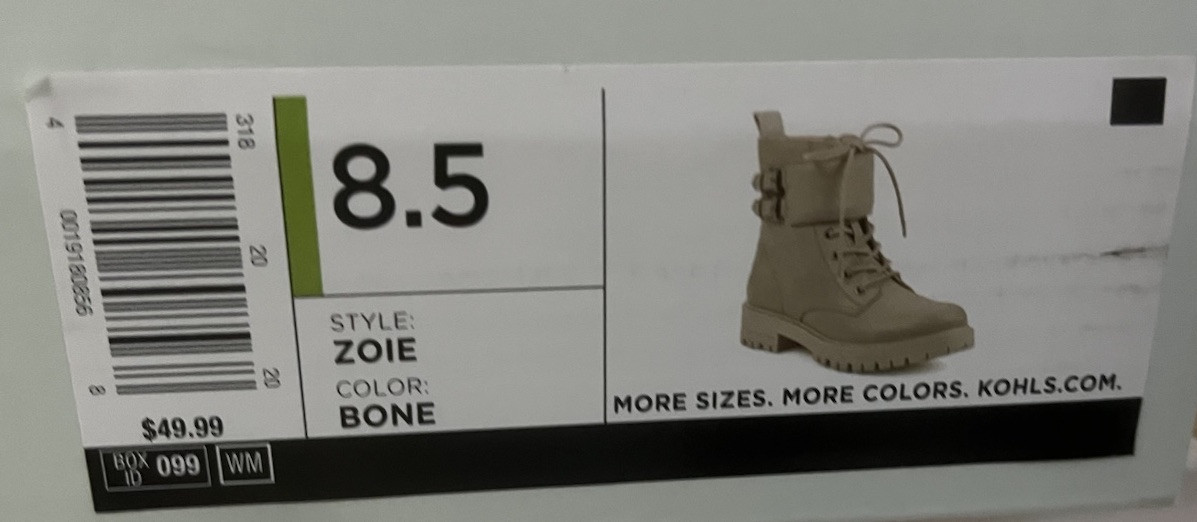 SO® Monk Women’s Boots Size 8 Or Size 8.5. Please Choose Size
