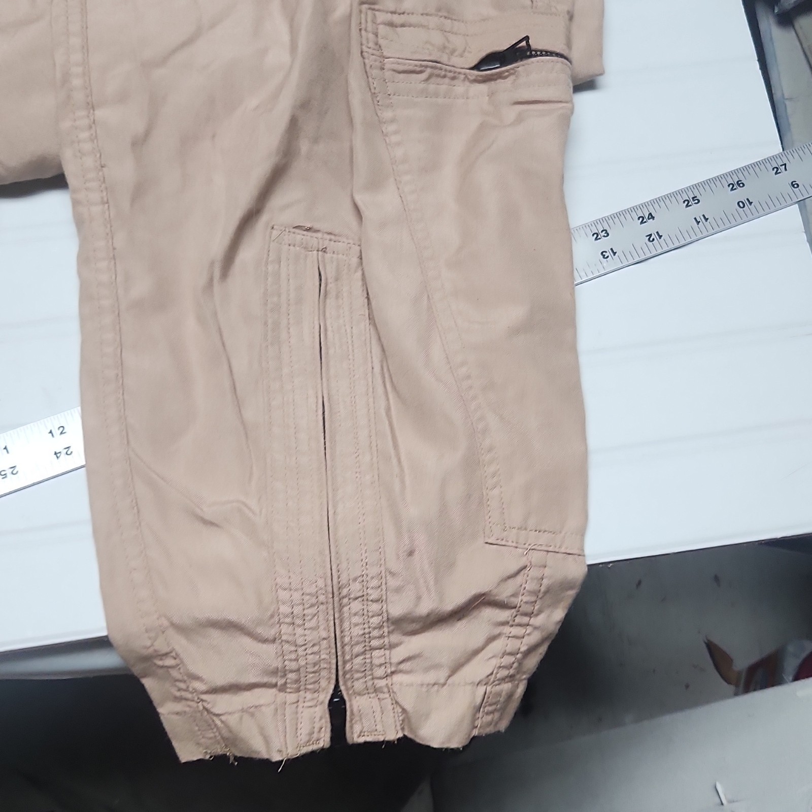 DJ Manufacturing Corp. Fire-Resistant CWU 27/P Flight Suit Coveralls Tan 40L