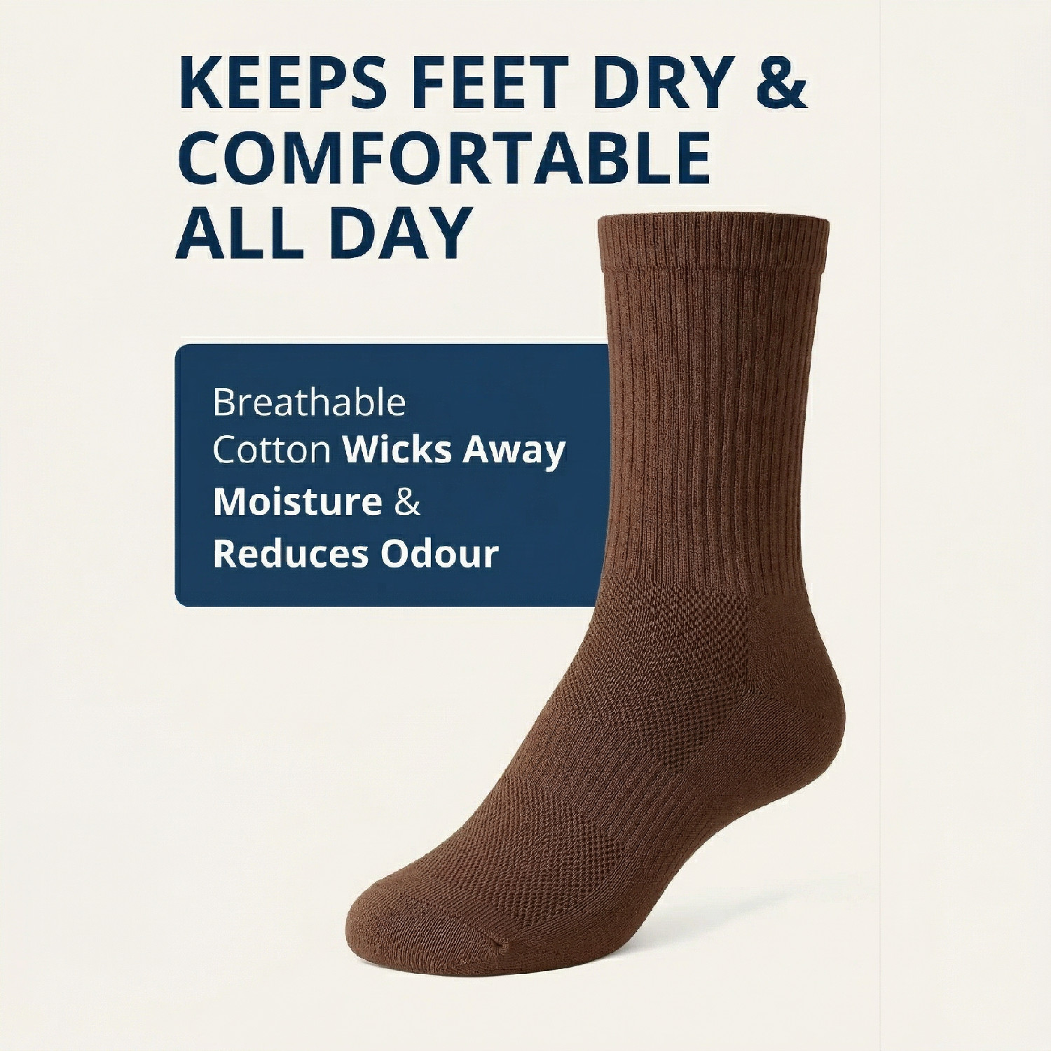 9 Pairs Diabetic Socks Quarter Ankle Mens Circulatory Health Cotton 9-11 10-13