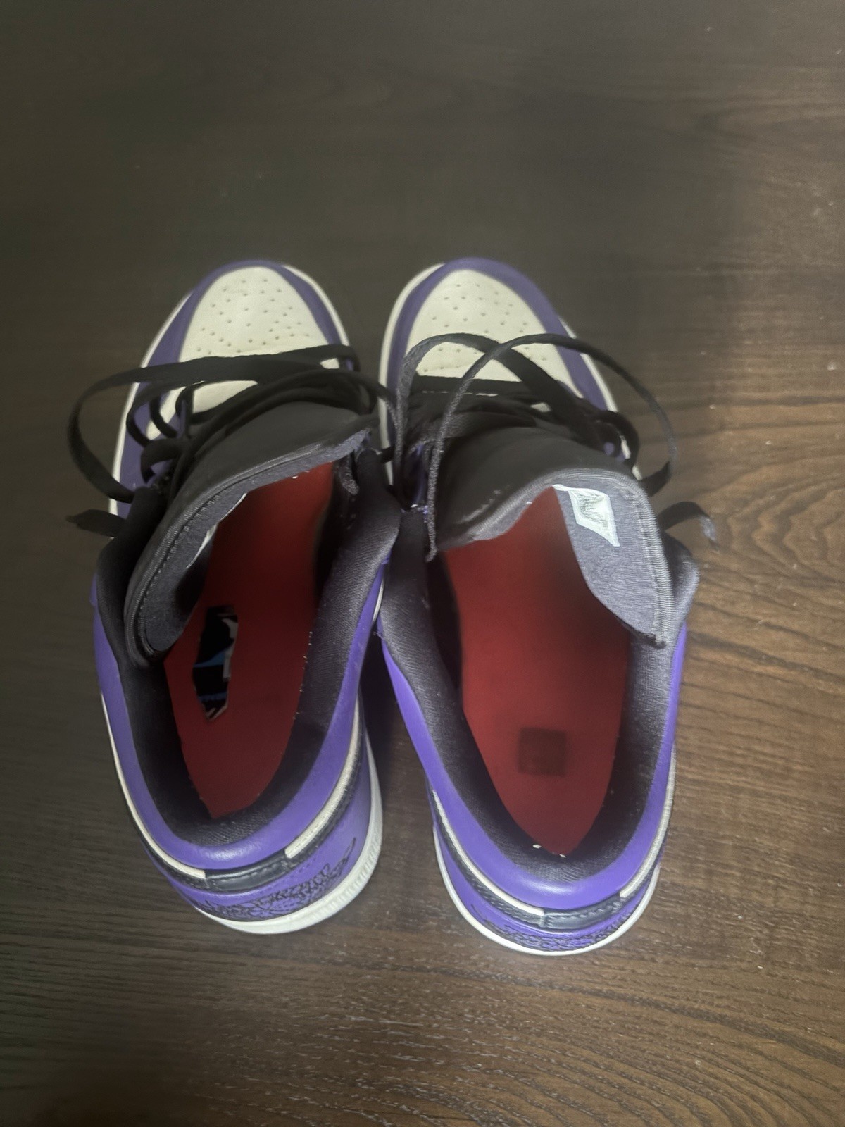 Jordan Air Jordan 1 Low Court Purple White/Court Purple/Black 553558-500
