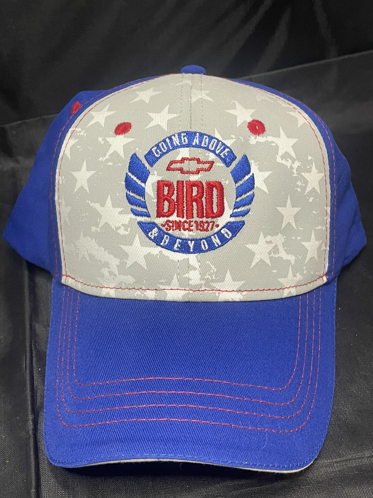 OTTO Bird Chevrolet Red White Blue hat cap – Going Above And Beyond -100% Cotton