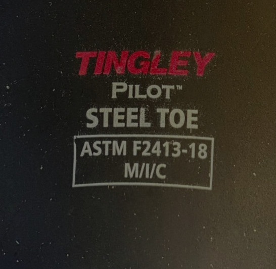 Tingley Pilot Steel Toe Boot ASTM F2413-18 M/I/C Men’s Size 12 Hunting Fishing
