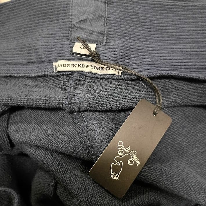 Judi Rosen Navy Wide-Leg Size 34 Drawstring Paperbag Balloon Lagenlook Guazy