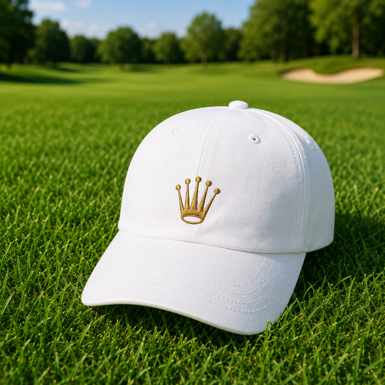 Rolex Crown Embroidered Classic Dad Hat Casual Outdoor Sports Cap