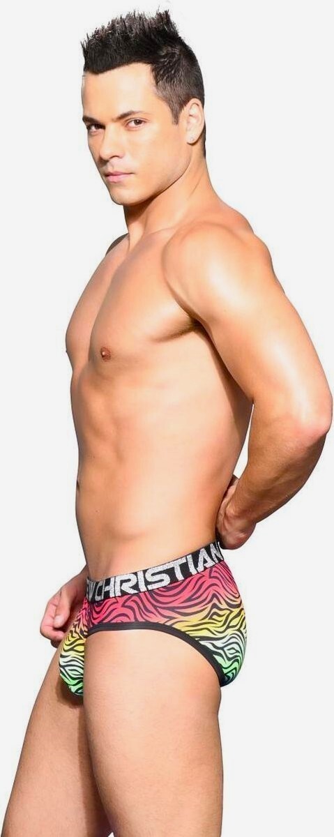 Andrew Christian Pride Zebra Brief – 91795 – Small, Medium & Large