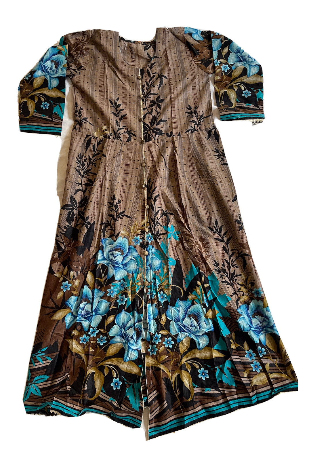 Pakistani Indian Trendy Designer Long Kurta Maxi Lawn Cotton Small