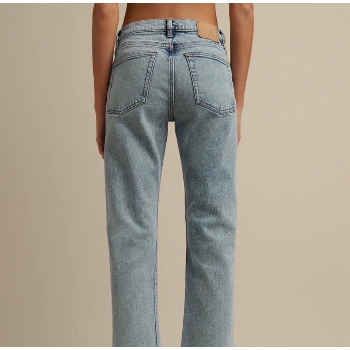 Jeanerica Eiffel Straight Leg Jeans Vintage 82 Wash 26/34 EUC