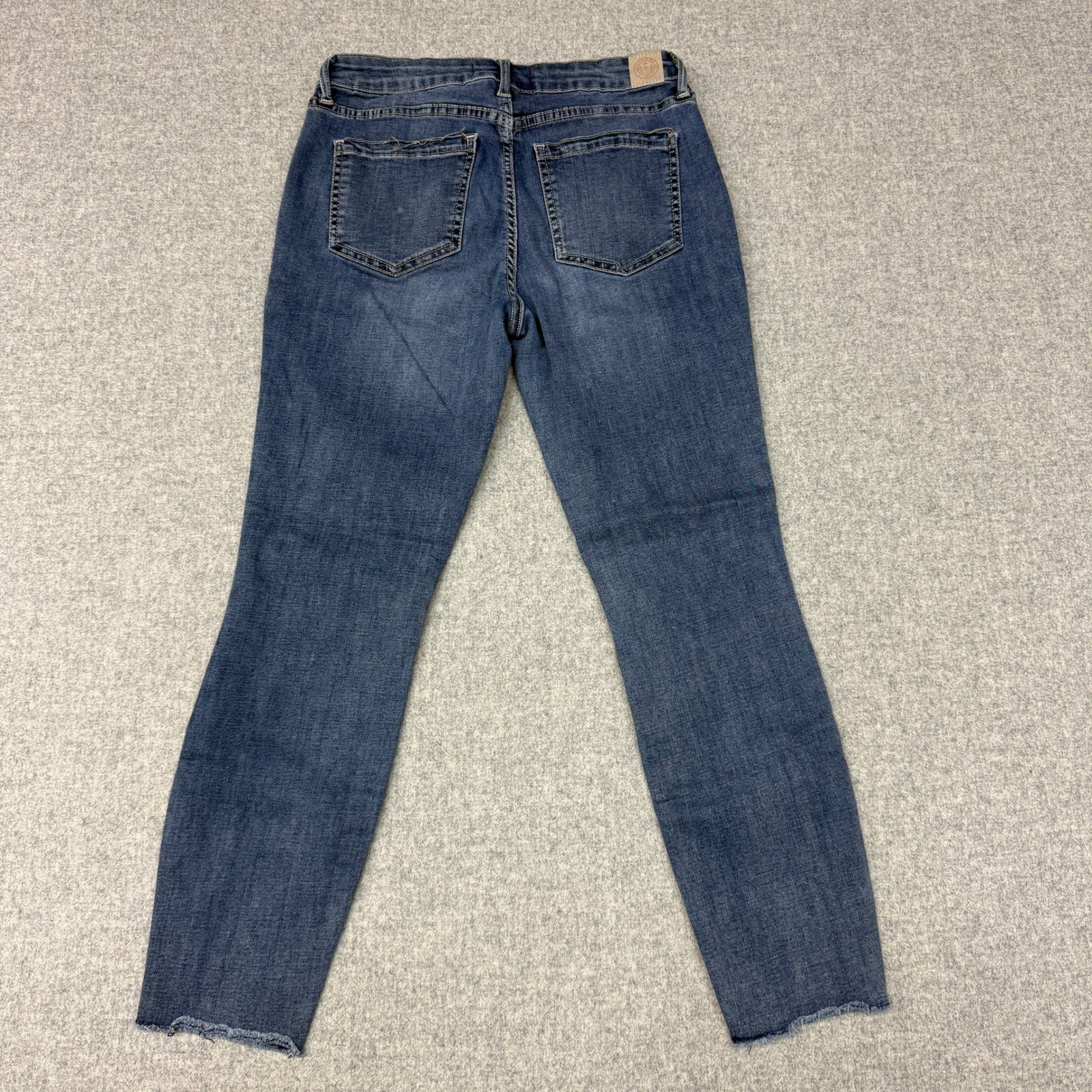 U.S. Polo Assn. Premium Denim Jeans Size 6 Regular Blue Patch Pocket Raw Hem