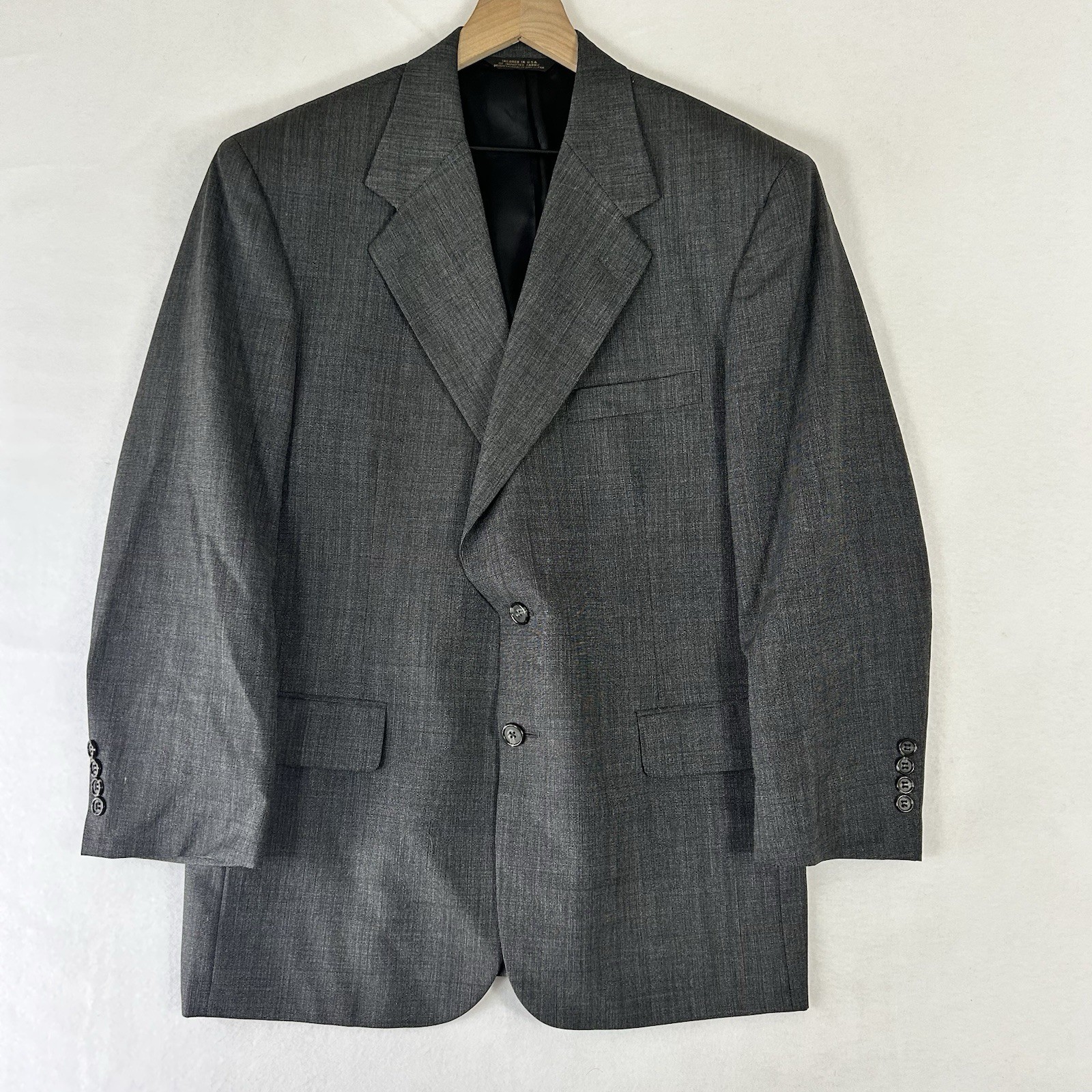 Corporate Image Tom James Gray Suit Mens 42 Blazer Pants 33×29