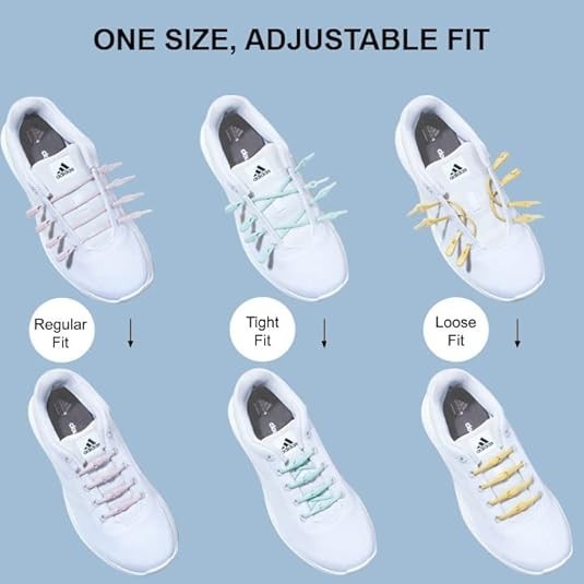 Hickies Elastic Lacing Systems in Sets of 14 White