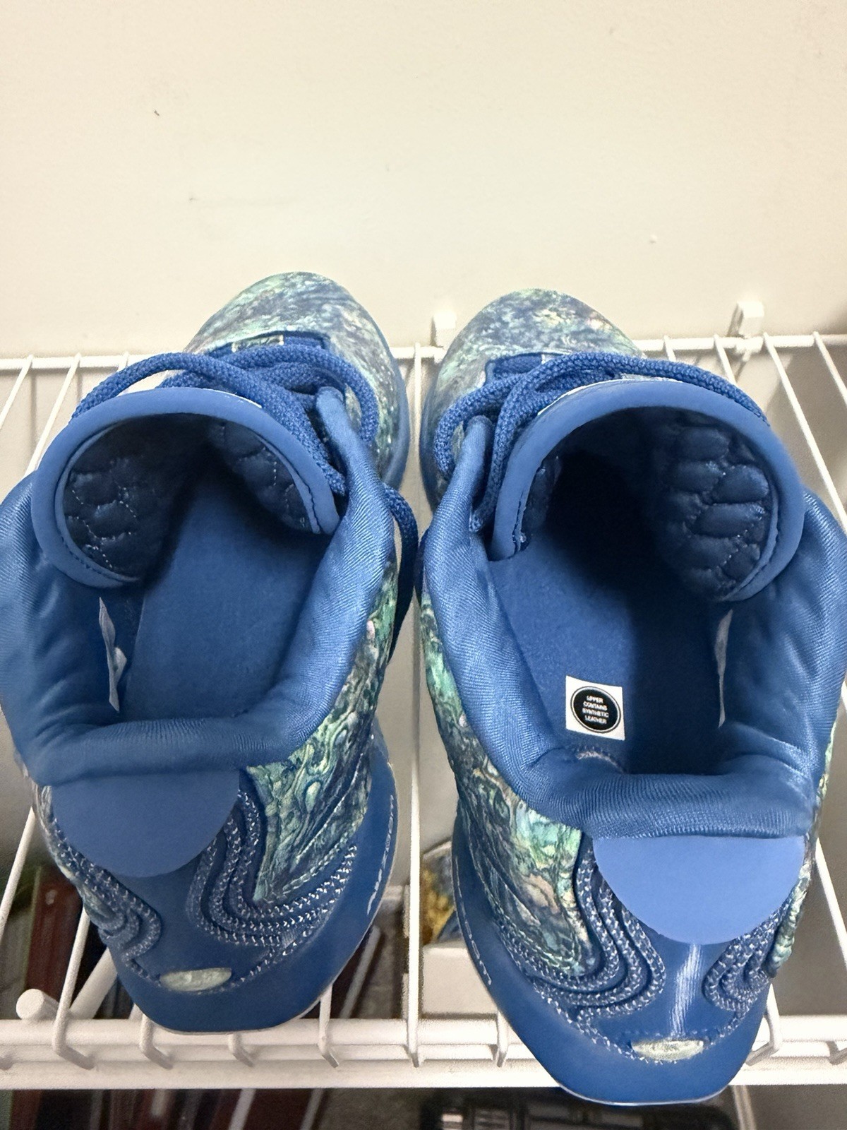 Nike LeBron James XXI 21 Abalone Size 10 Men’s Blue Green, (NO BOX, PRISTINE)